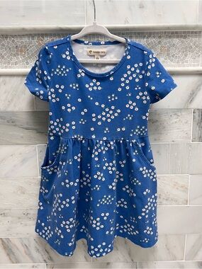 Tucker & Tate Blue Floral Pocket Girls' Dress - 4T